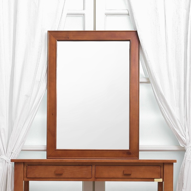바네스데코 사각 원목 화장대 거울