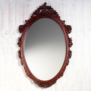 [TRC] ◆124_엔틱 수입 고가구 화장대 인테리어 거울