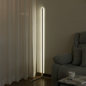 침실 거실 인테리어 LED 수면 무드등 코너 장스탠드 조명 플로어 램프(화이트)
