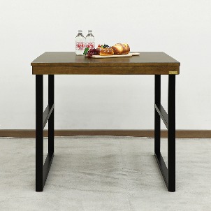 [Loydn Dark] 고무나무 원목 2인용 850 원목 식탁 테이블